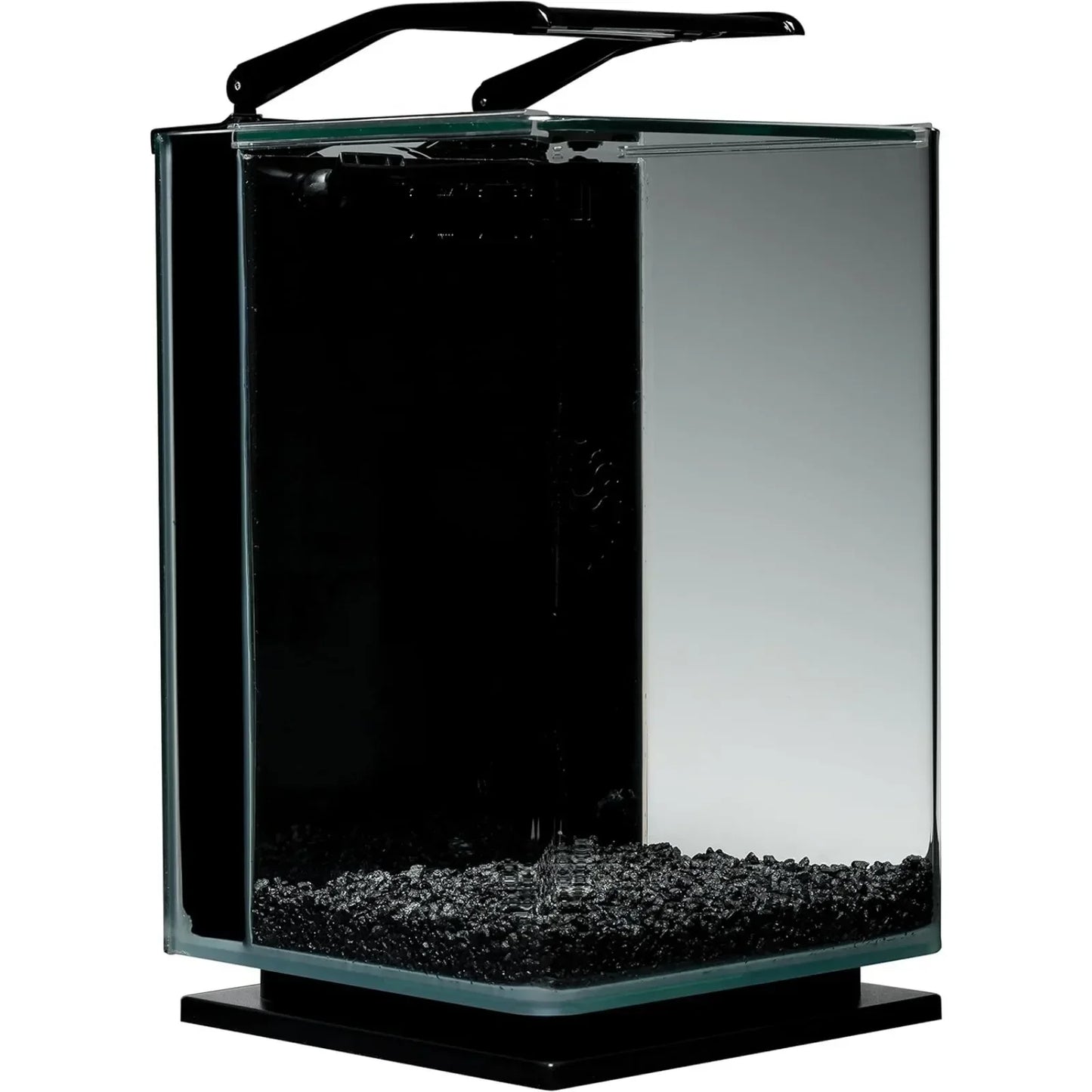 Portrait Glass LED Aquarium, 5 Gallons, Hidden Filtration