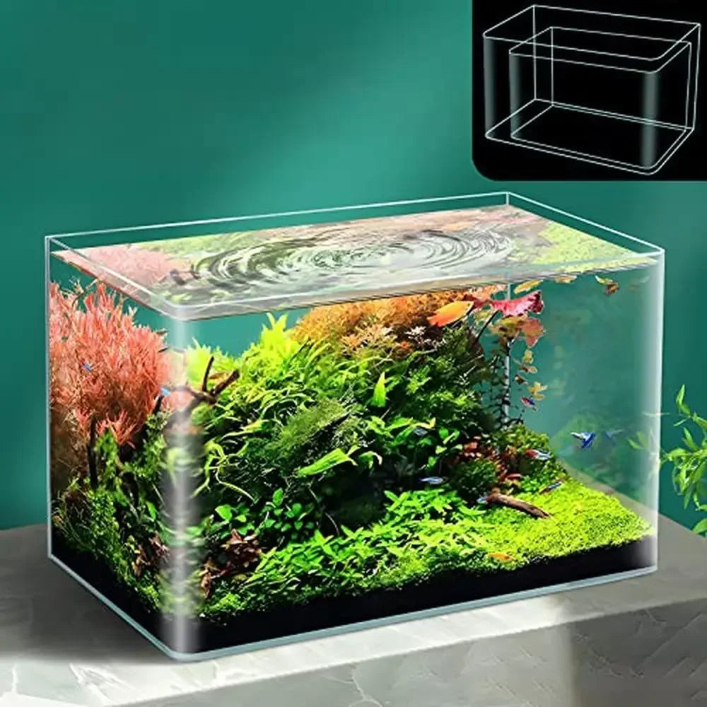 Rimless Glass Cube Fish Tank