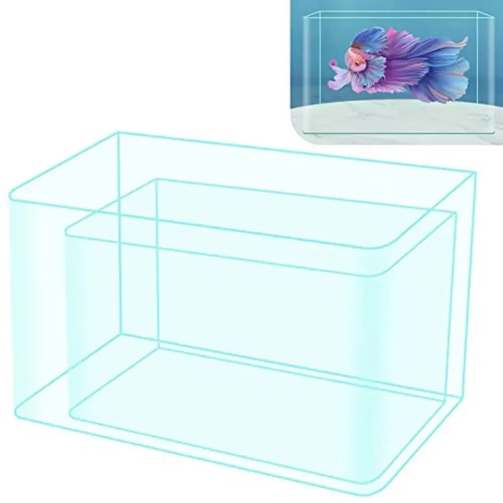 Rimless Glass Cube Fish Tank