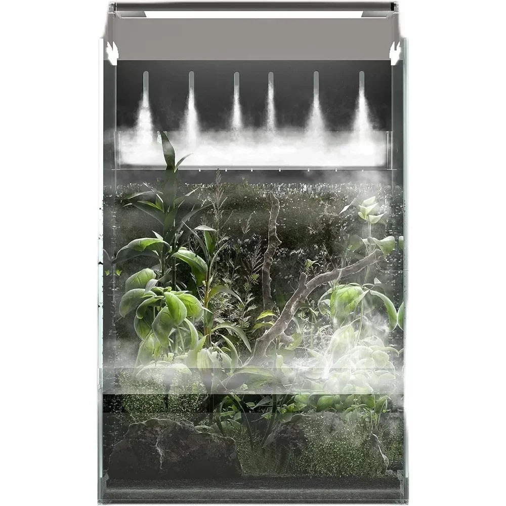 All in One Integrated Paludarium Light Water Pump Mister and Mat Included